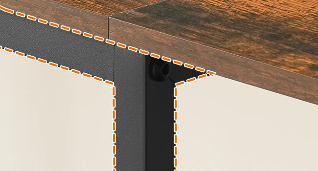 TV Stand with Charging Station LED Entertainment Center for 55 Inch TV