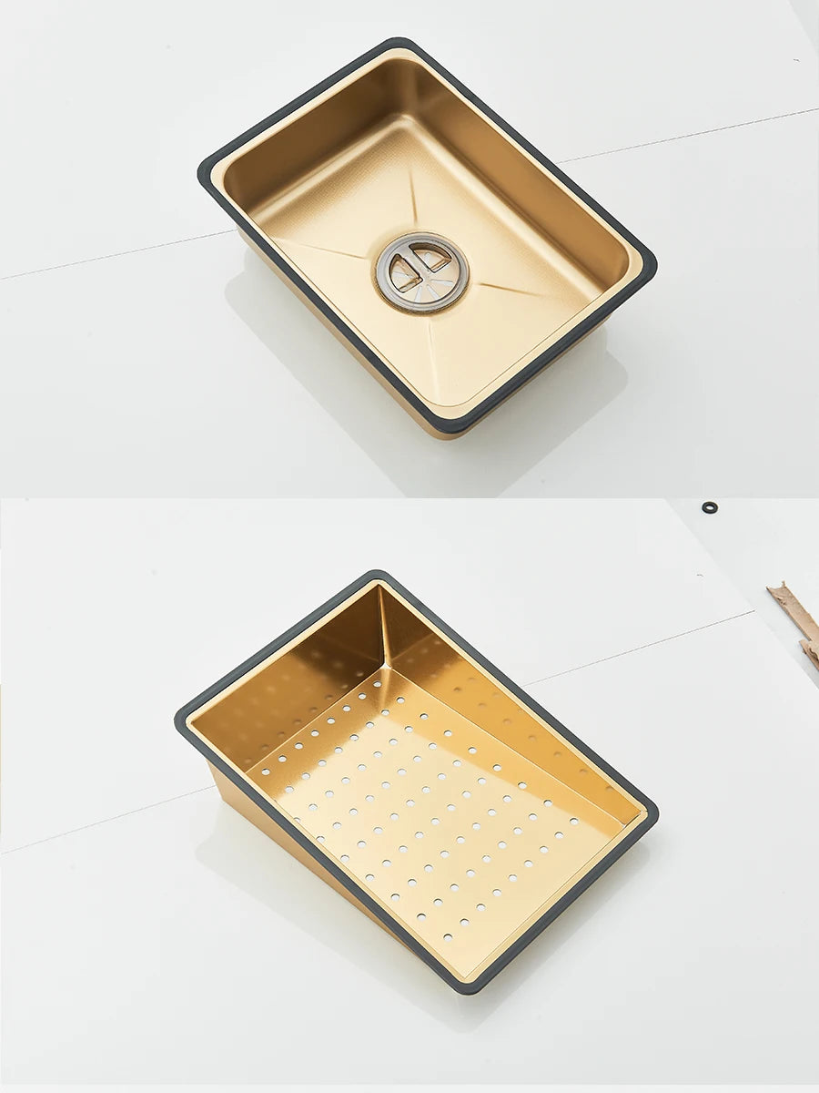 Large Stainless Steel Kitchen Sink 75x45cm with Faucet Digital Display