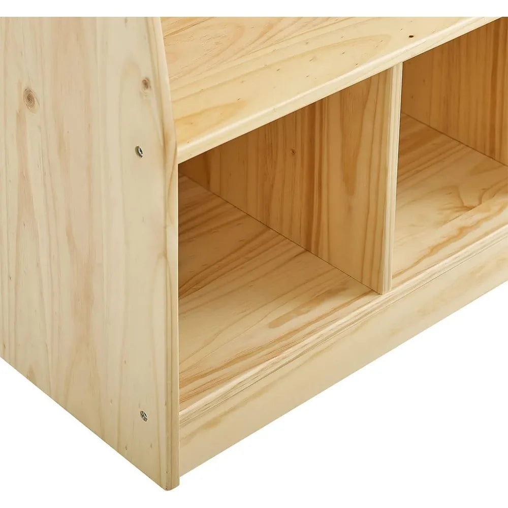 5-Section Coat Locker Backpack Hanger Daycare Cubby Mudroom Furniture