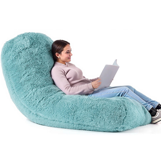 Ljustra Giant Bean Bag Chair Removable Cover Plush Foam Living Room