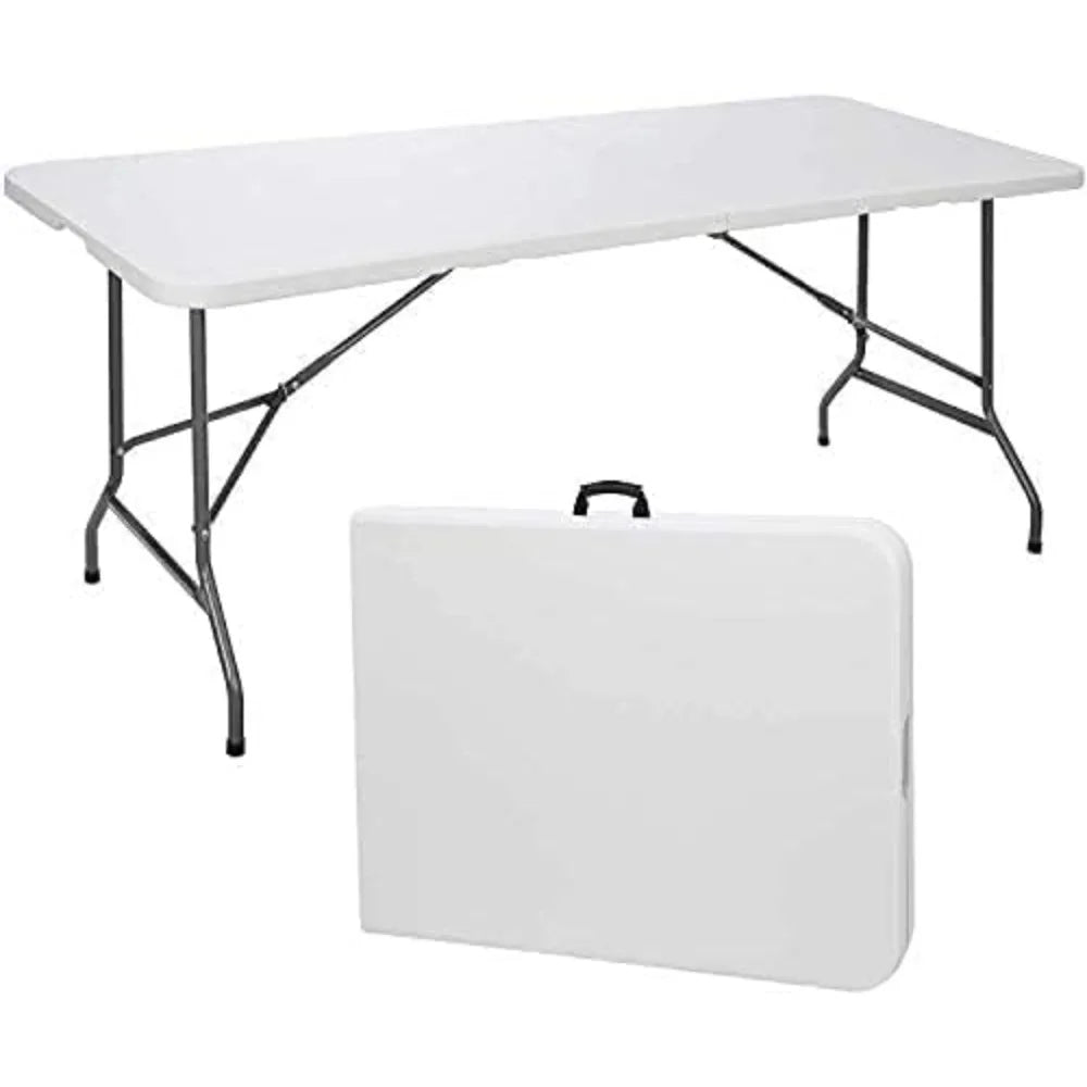 6ft Folding Table Portable Plastic Indoor Outdoor Picnic Camping Table