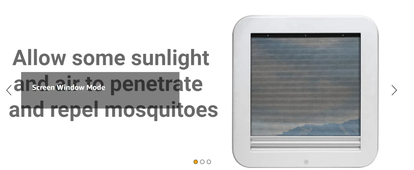 Camper Window RV Skylight with LED Sun Blinds Screen for Trailers