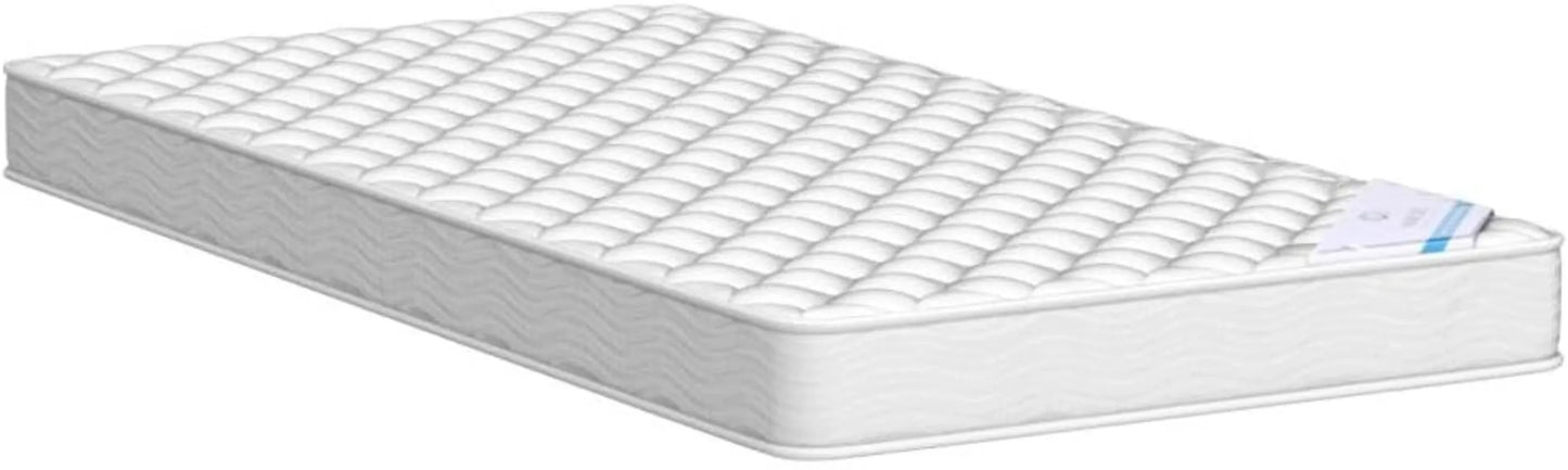 Ljustra 6 Inch Twin Mattress Medium Firm Innerspring Support Memory Foam