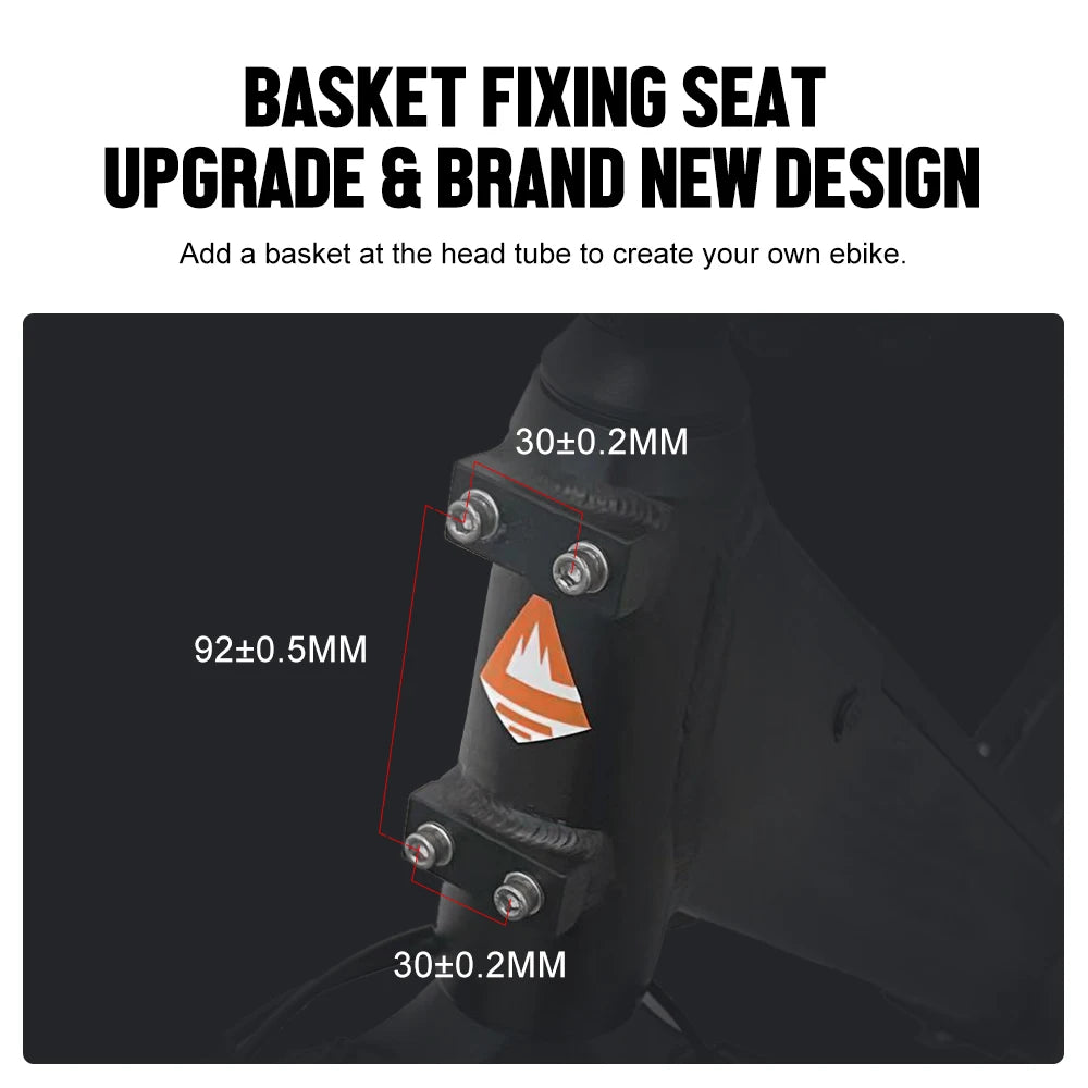 Ljustra Electric Bike 250W City Ebike BAFANG Mid Motor Adult Bicycle