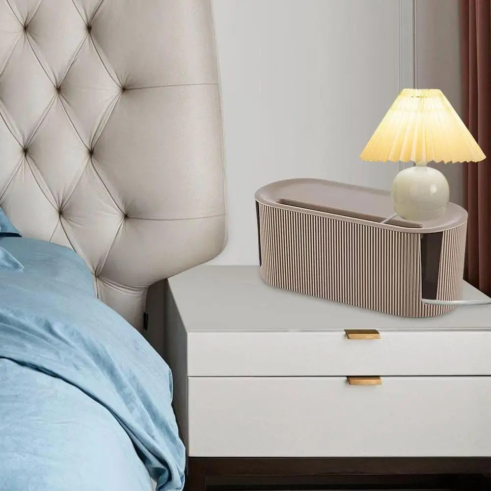 Ljustra Cable Management Box Plug Board Storage Organizer for Home Office