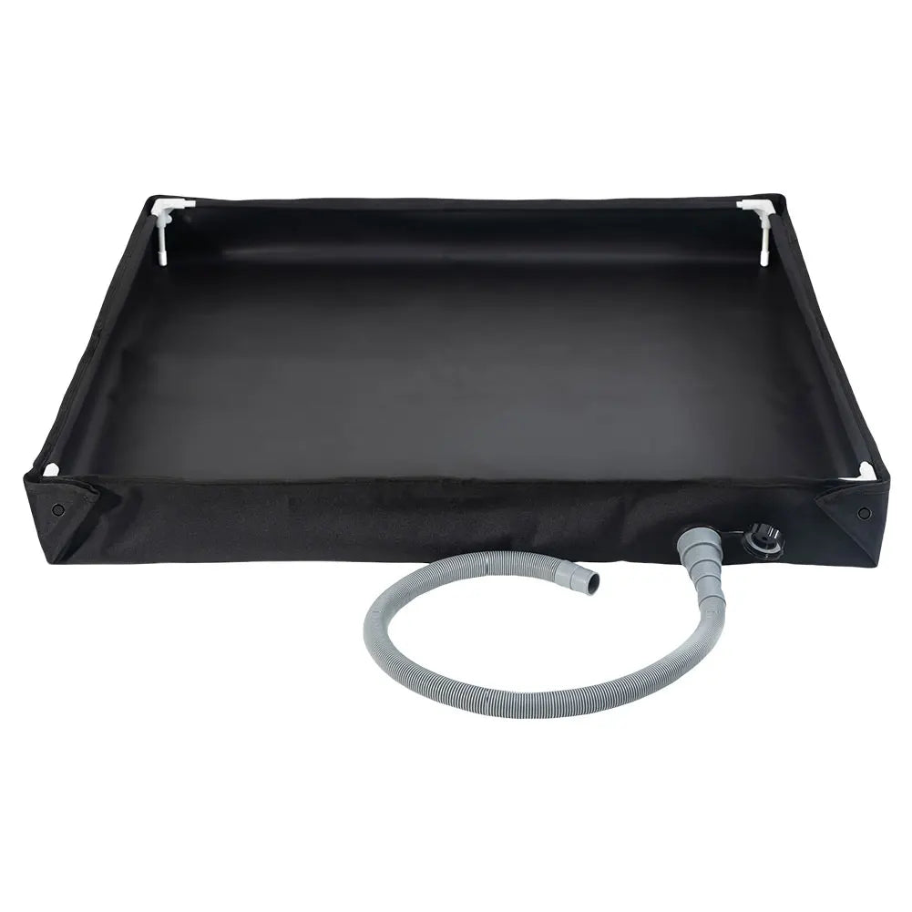 Portable Shower Pan with Drain Hose for Camping Outdoor Pet Bath