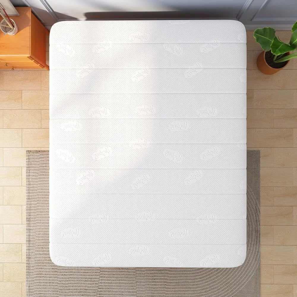Ljustra Full Size Memory Foam Pocket Spring Hybrid Mattress 10 Inch Medium Firm