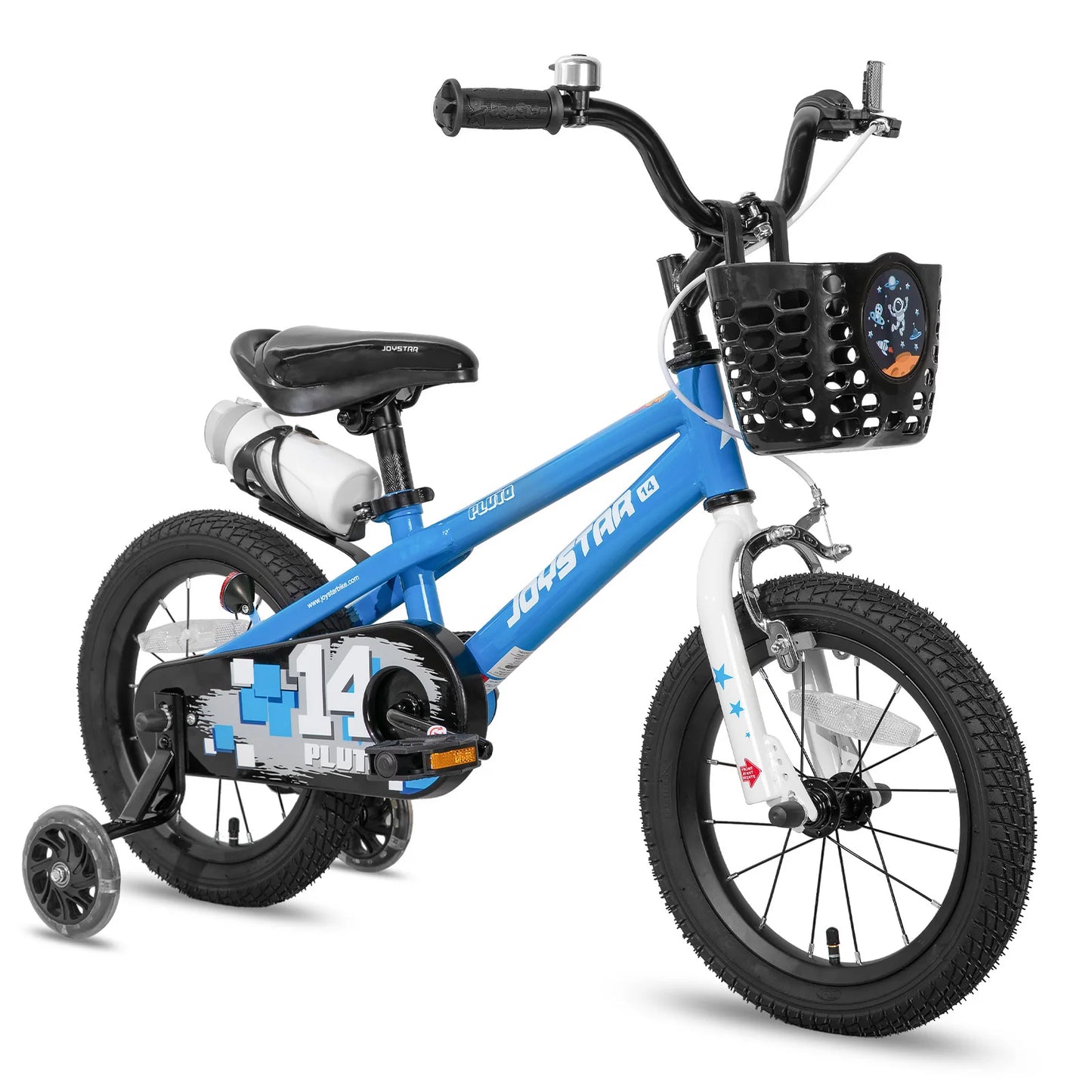 Ljustra Kids Bike with Light Up Training Wheels for Ages 3-12 Years