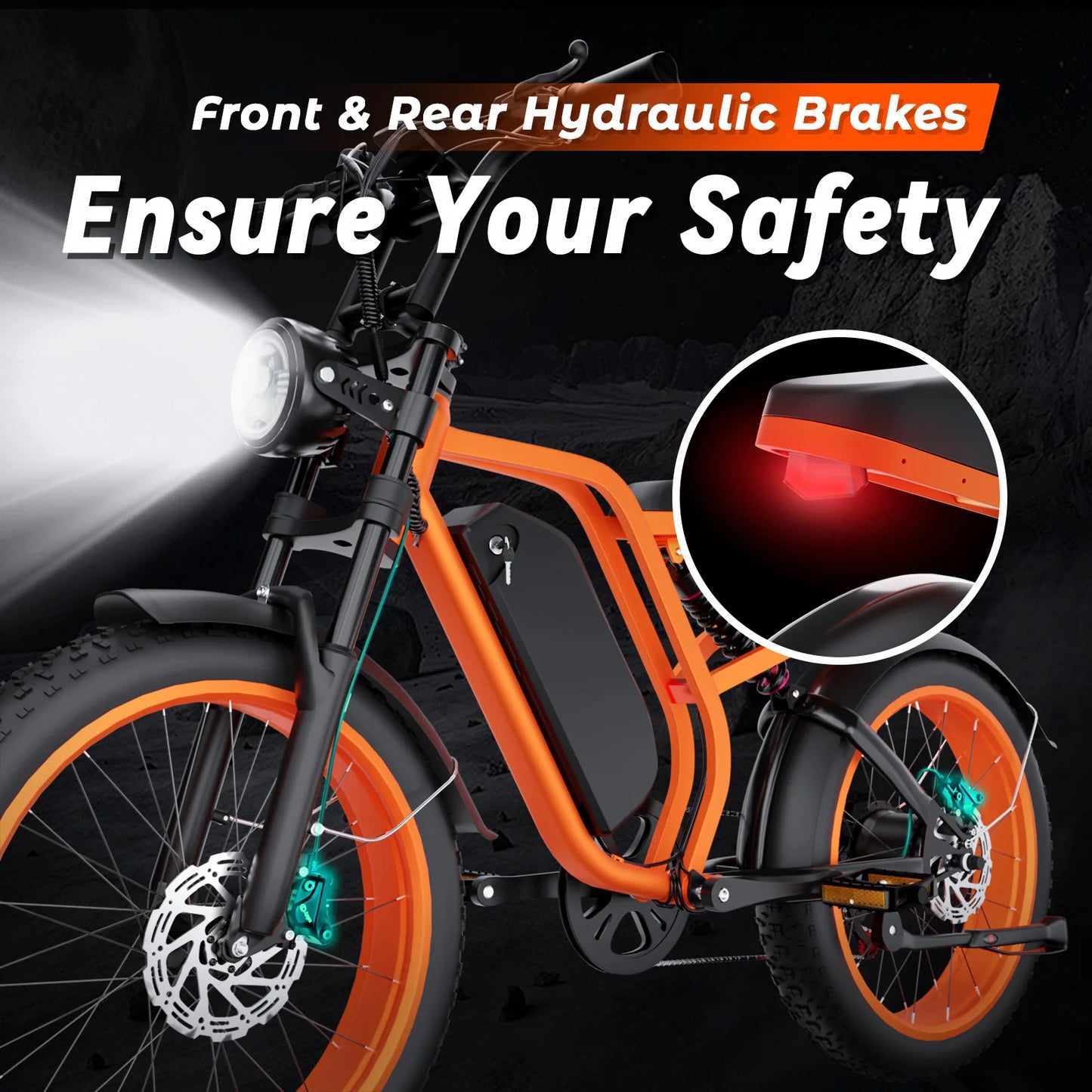 B8 Electric Bike 1500W Motor 32MPH 80-Mile Range Removable Battery