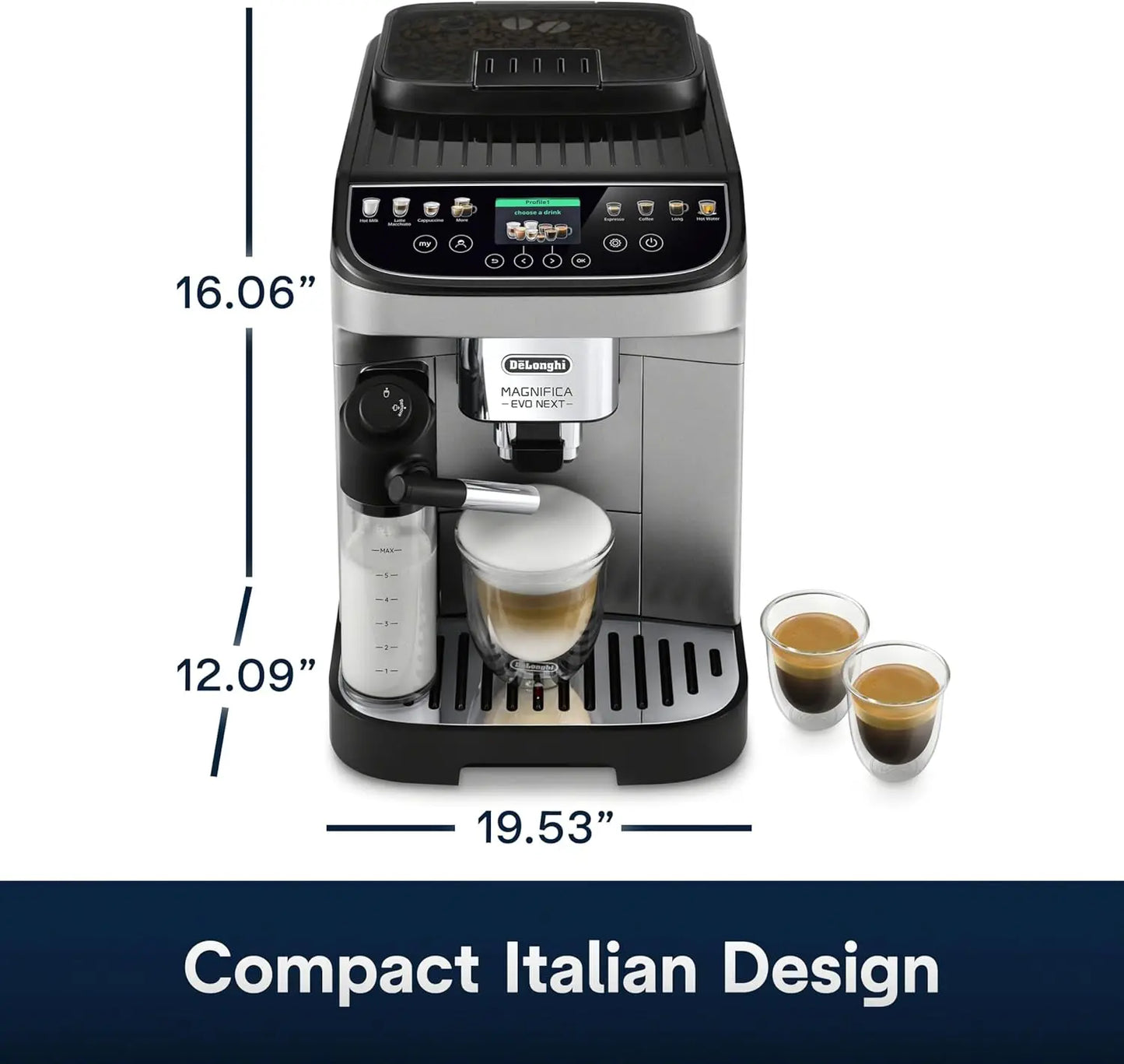 Ljustra Magnifica Evo Next Fully Automatic Espresso Machine One-Touch