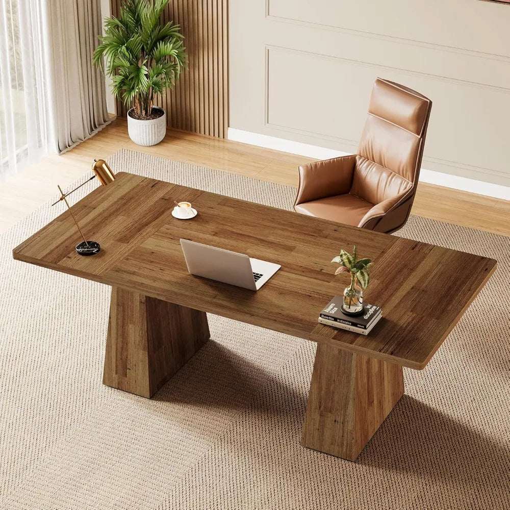 63 Inch Executive Desk Modern Office Computer Desk Workstation