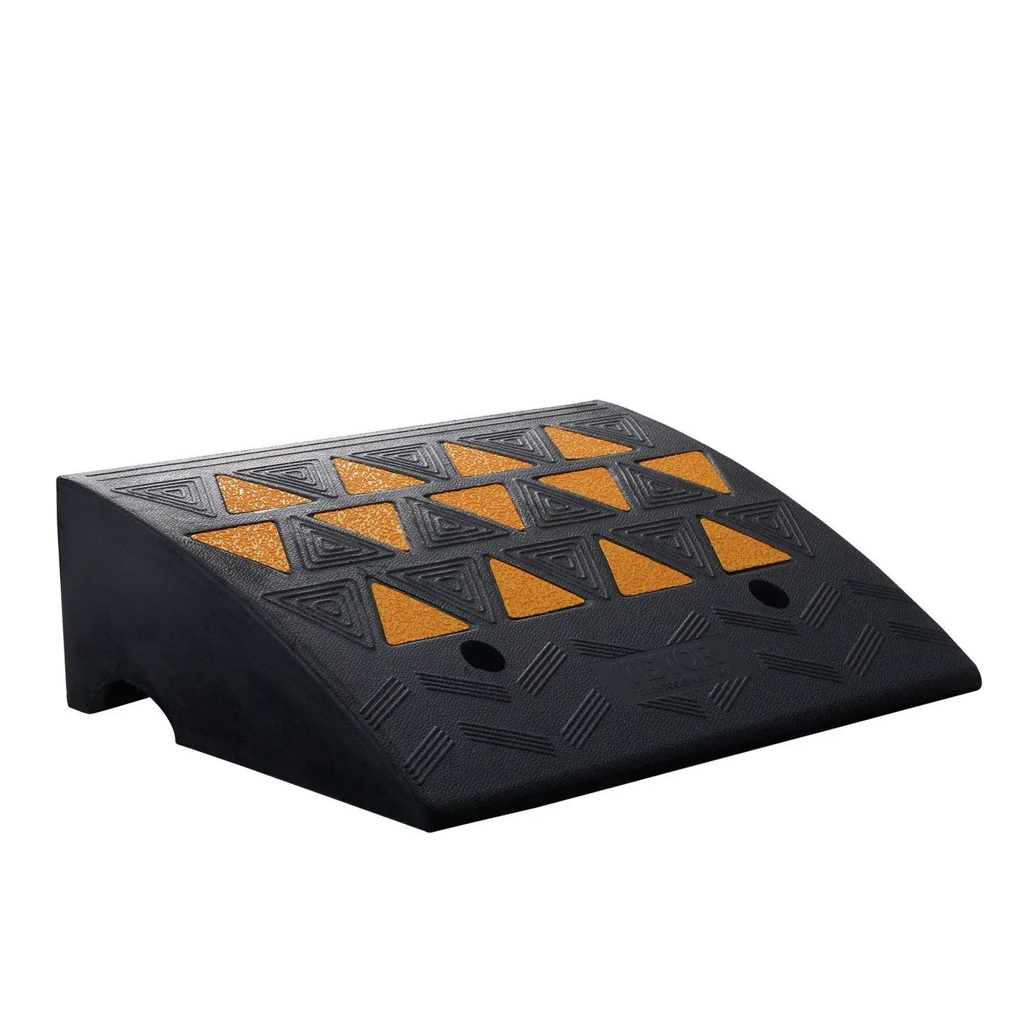 15-Ton Capacity Heavy-Duty Rubber Curb Ramp for Wheelchairs Trucks Forklifts