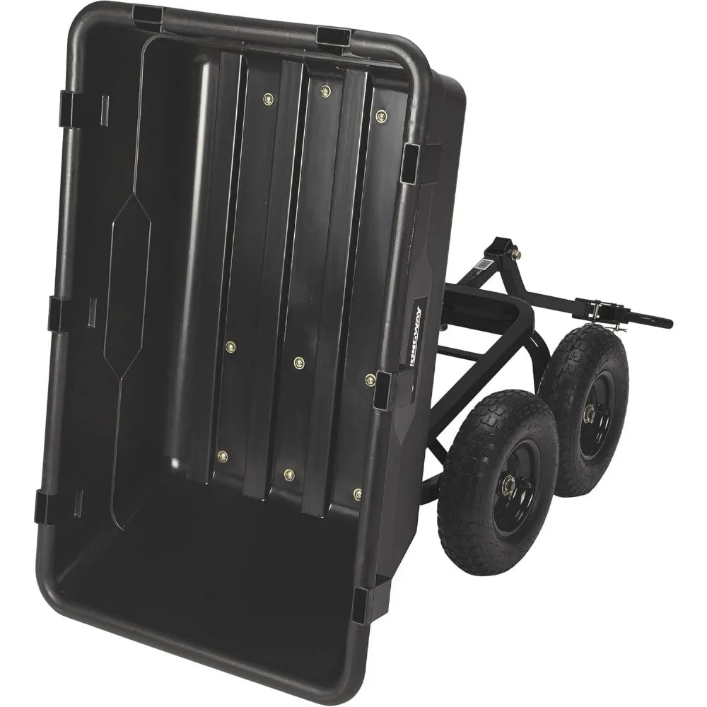 Poly Garden Wagon 1200-Lb Capacity Heavy Duty Utility Cart
