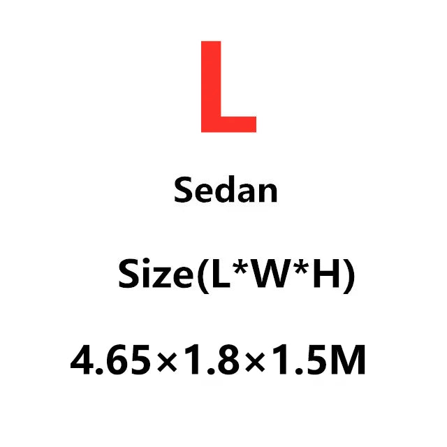 Ljustra Car Cover Outdoor Sun Protection UV Dust Heat Insulation 4 Seasons