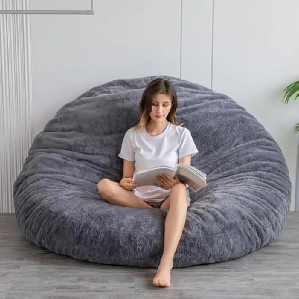 Ljustra 3 in 1 Bean Bag Chair Convertible Lounger Sofa for Kids and Adults