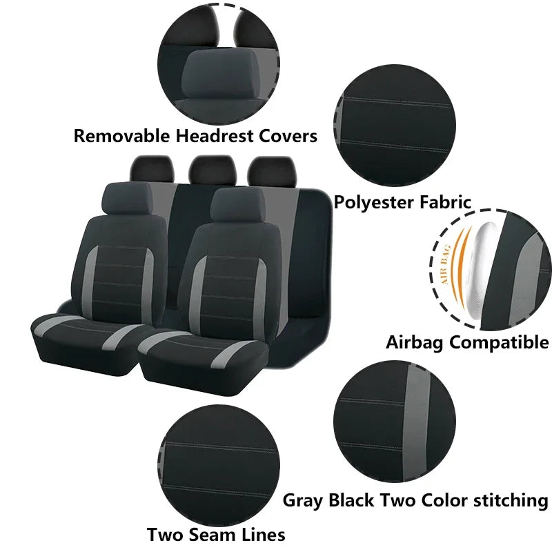 Fabric Car Covers for Most Cars SUVs Trucks Vans Interior Accessories