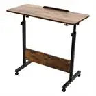 Adjustable Height Standing Desk Portable Rolling Laptop Computer Stand