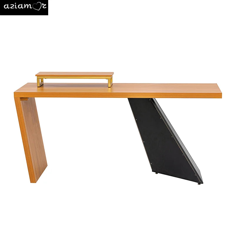 63 Inch Modern Executive Desk Rustic Industrial Writing Desk for Home