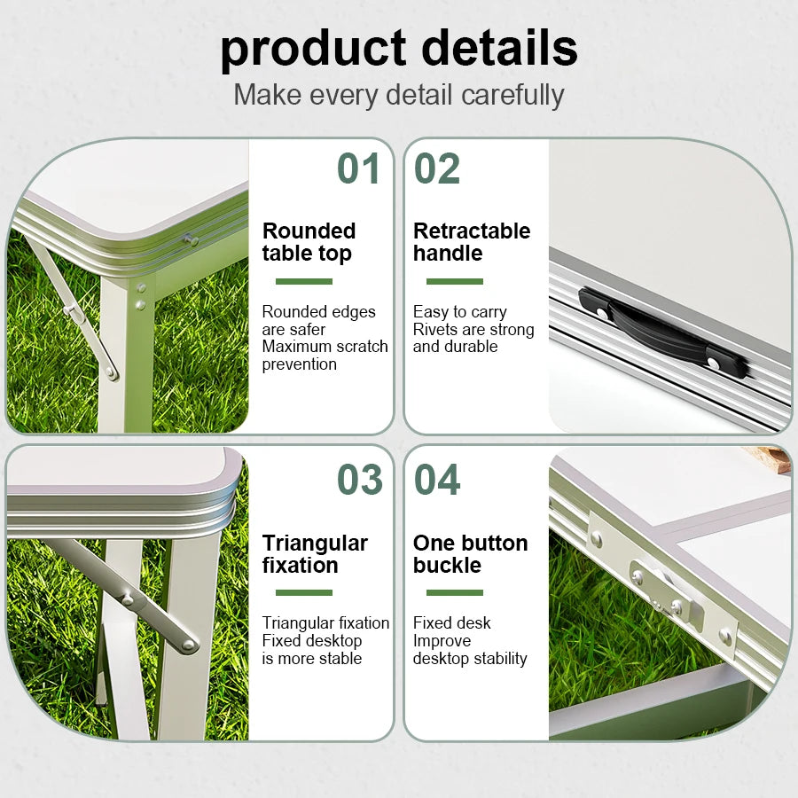 Portable Folding Outdoor Table Camping Picnic Gathering Furniture