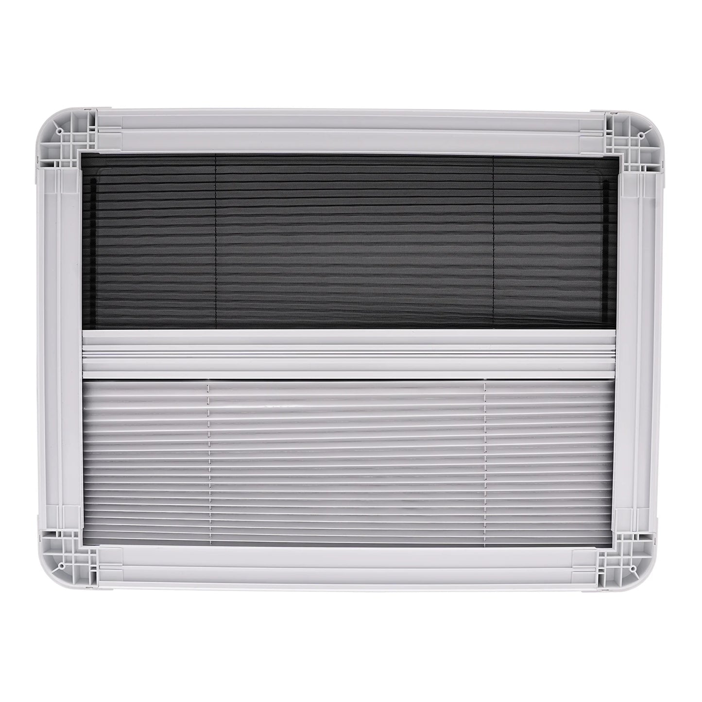 RV Push-Out Window with Screen Tempered Glass Aluminum Frame for Trailers