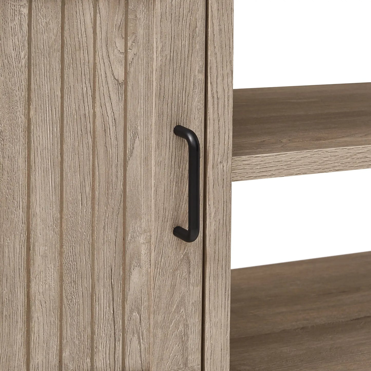 Rustic Farmhouse TV Stand for TVs Up to 50 Inches Freestanding Storage