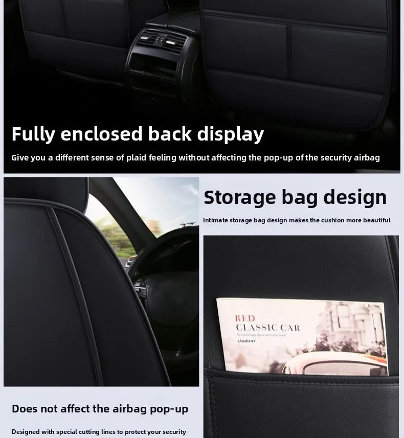 Nissan Frontier PU Leather Car Seat Cover Soft Comfortable Wear-Resistant