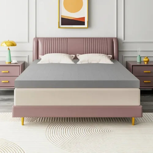 Extra Firm Queen Mattress Topper 2 Inch High Density Foam Bed Support