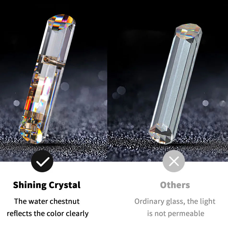 Ljustra Modern Crystal Chandelier Elegant Raindrop Pendant Light