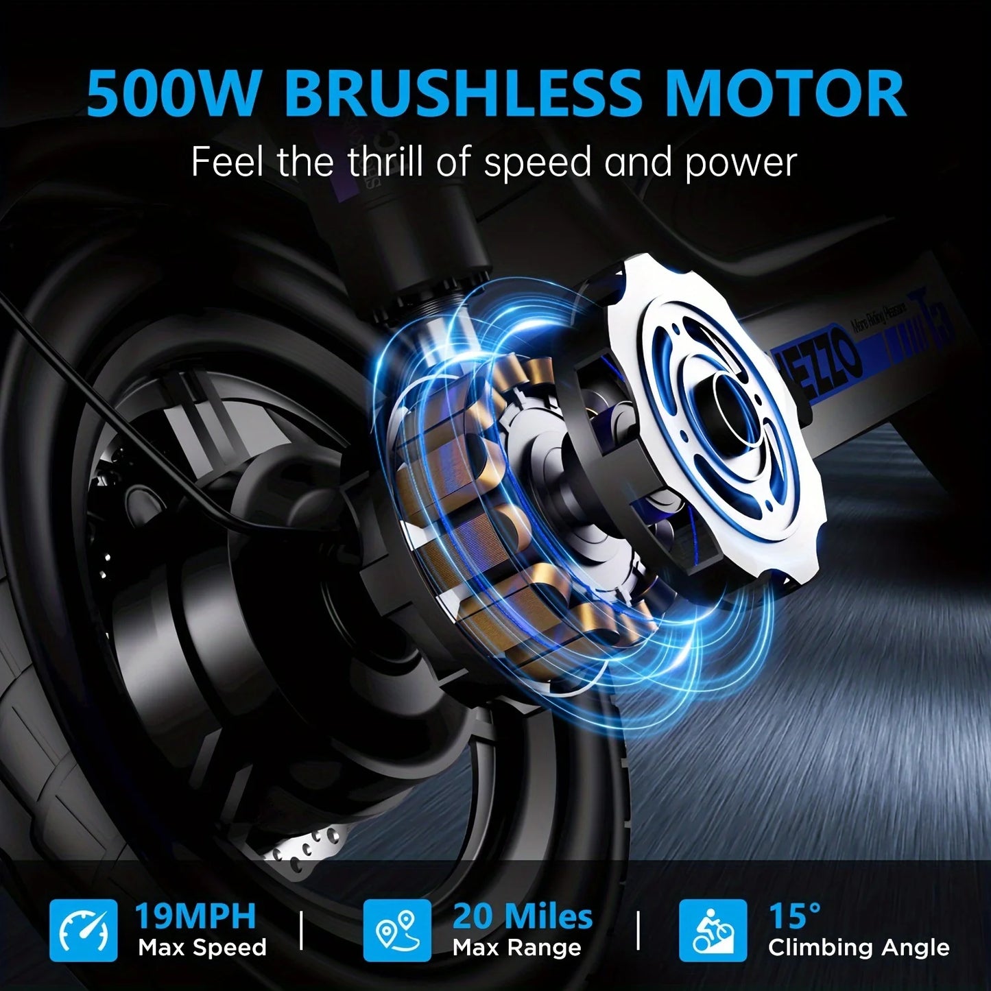 Ljustra 500W Electric Bicycle Dual Disc Brake Urban Commuter 60km Range