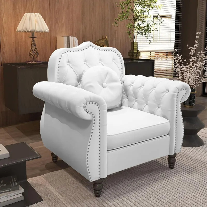 Chesterfield 3-Piece Sofa Couch Classic Tufted Living Room Office