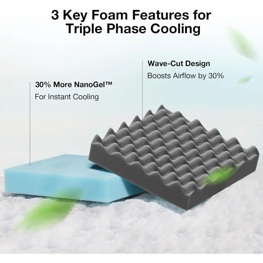 Ljustra Twin Mattress Kids 5 Inch Gel-Infused Memory Foam Cool Touch