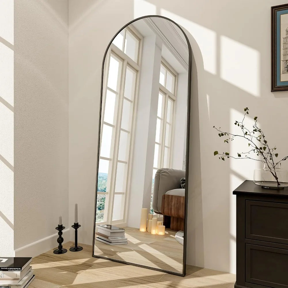 65"x24" Full Length Arch Floor Mirror Wall Leaning Standing Bedroom Decor