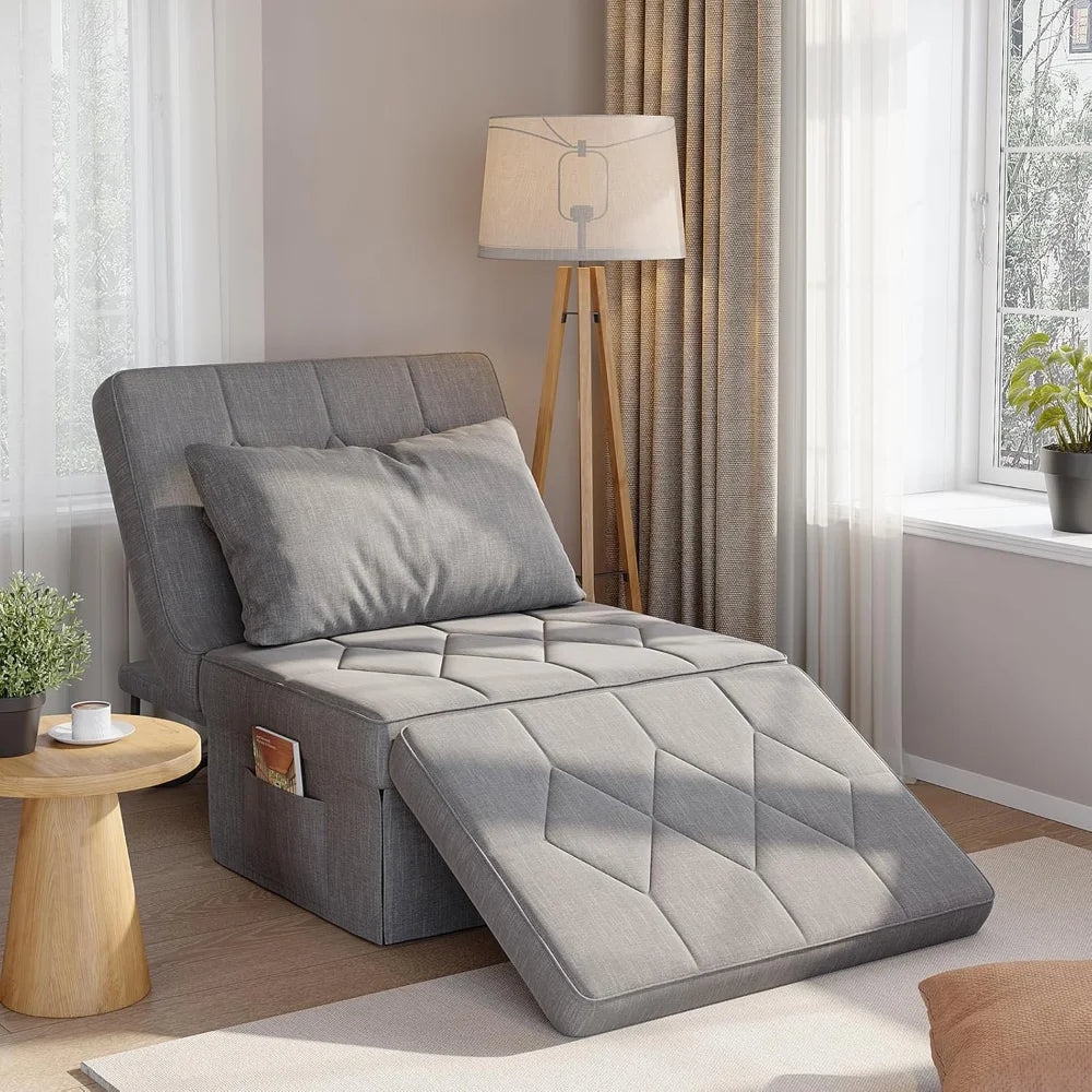 Ljustra 4-in-1 Convertible Sleeper Sofa Bed Adjustable Backrest