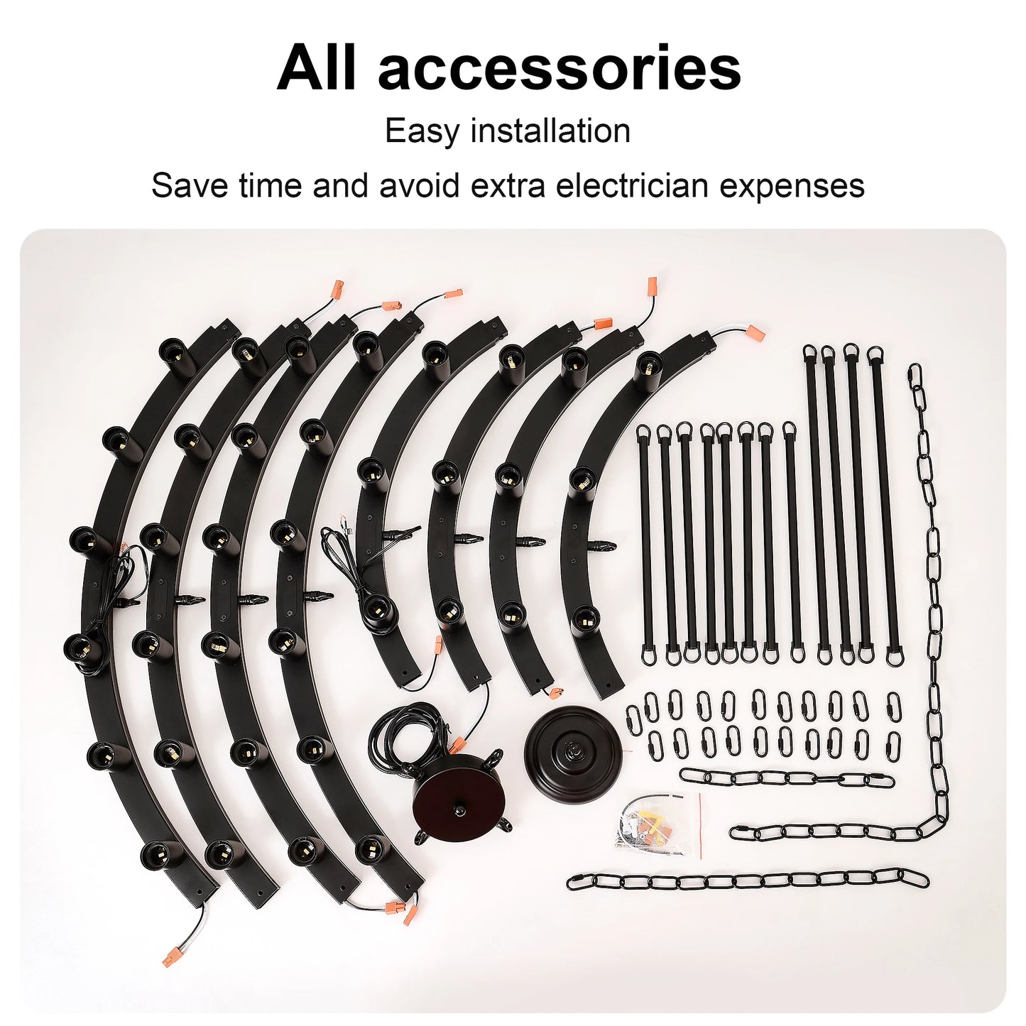 48 Inch Extra Large Wagon Wheel Chandelier 2 Tier Farmhouse Pendant Light