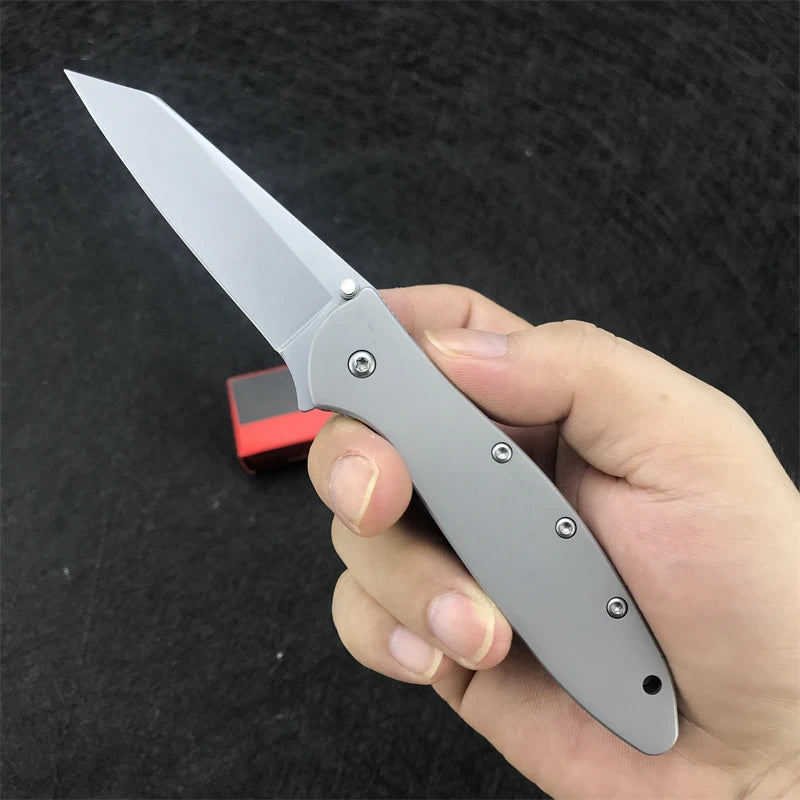 KS 1660 Tanto Blade Folding Knife EDC Multitool Camping Tactical Knife