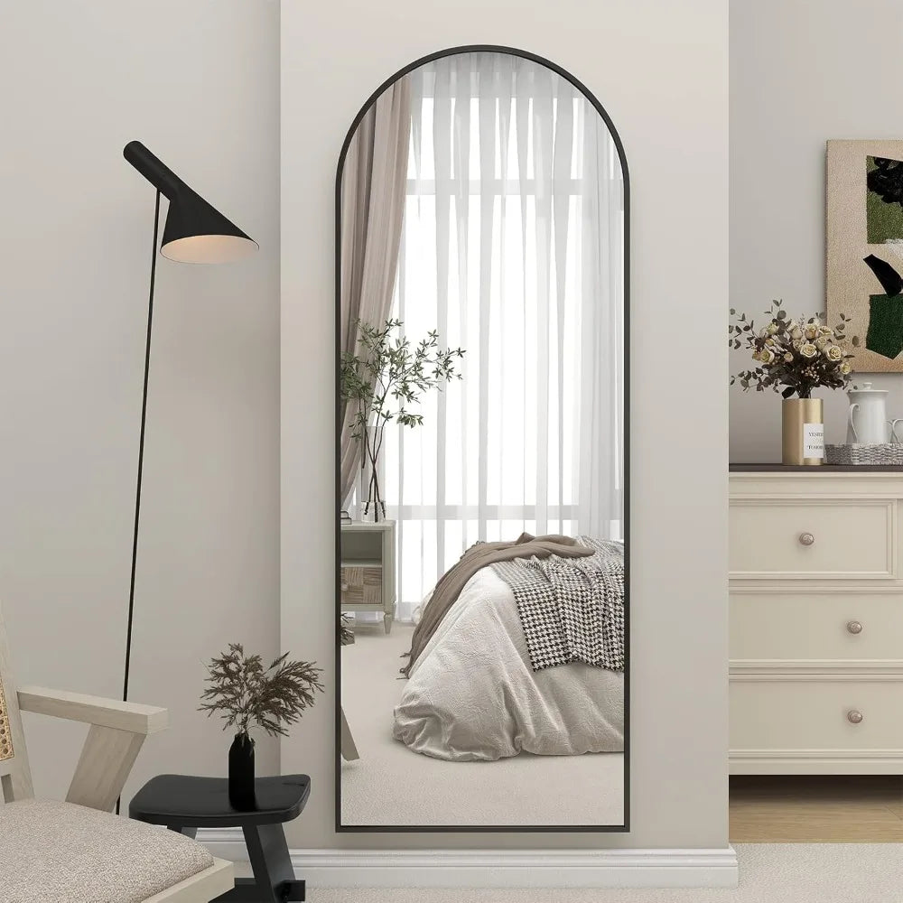 Ljustra Arch Full Length Mirror 76"x34" Oversized Floor Mirror