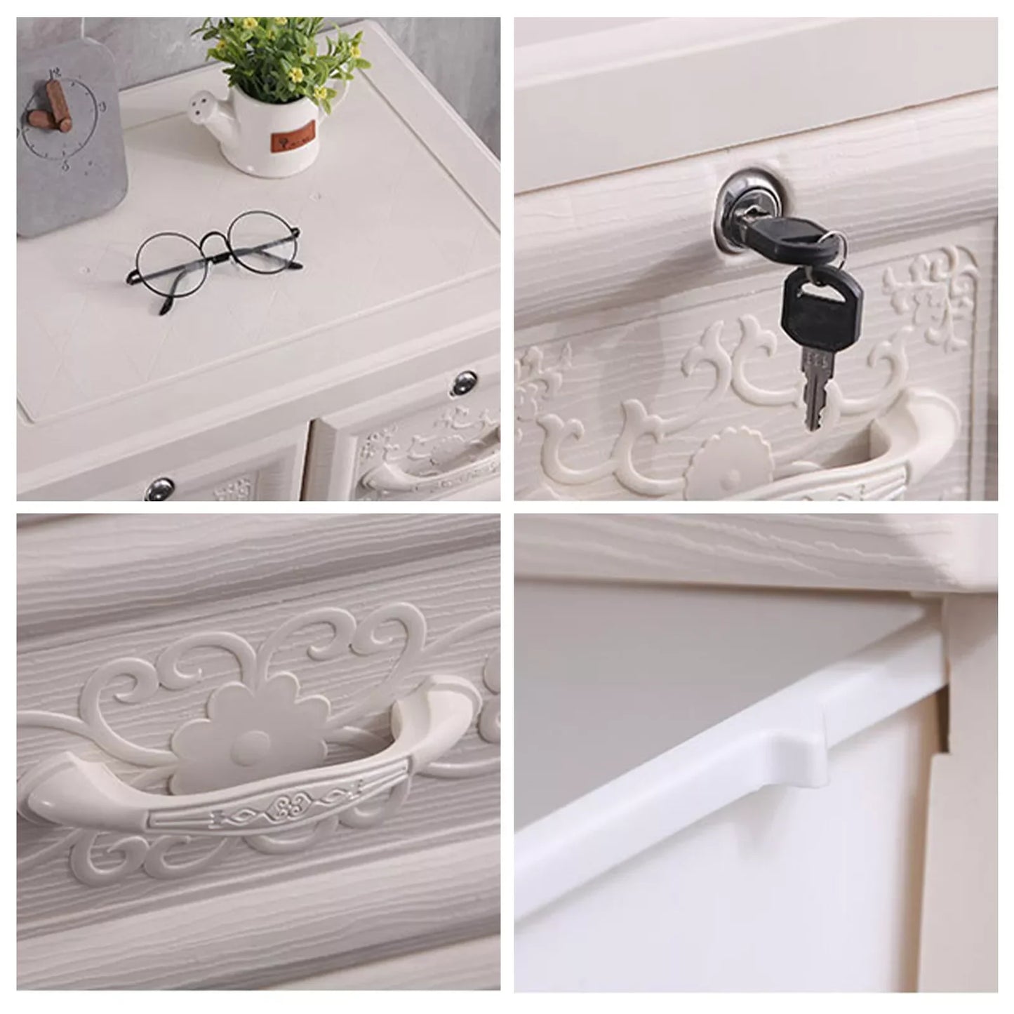 Modern 5 Layer Storage Cabinet 6 Drawer Organizer for Home Office