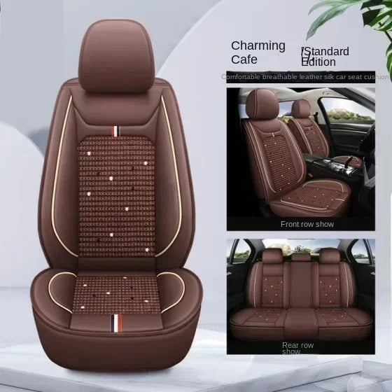 Kia K5 2025 Waterproof Wear-Resistant Leather Car Seat Covers 4 Seasons