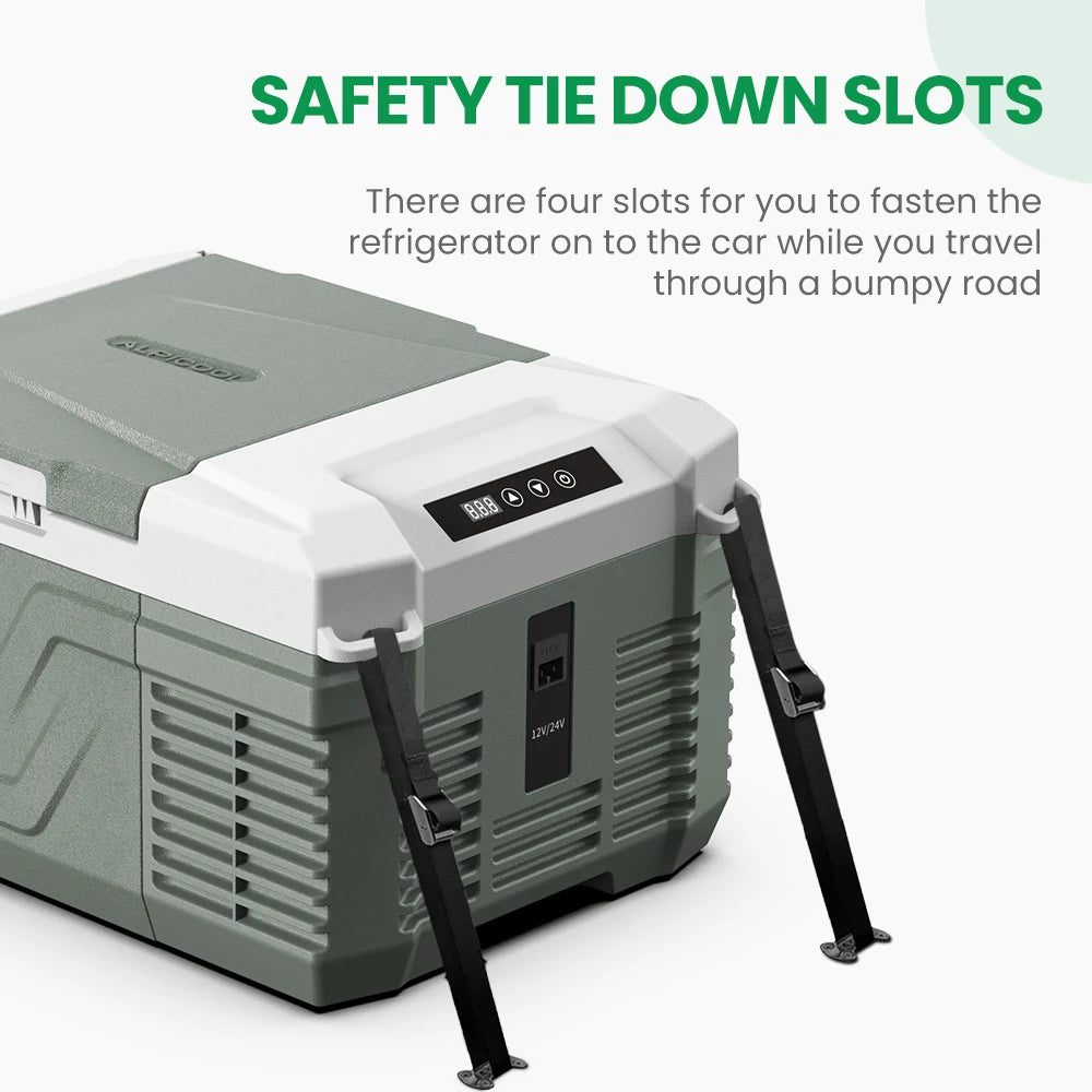 Ljustra 9L Portable Refrigerator 12V 24V Mini Freezer for Camping Outdoor