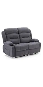 Swivel Rocker Recliner Chair with Heat Massage 360 Degree Swivel USB