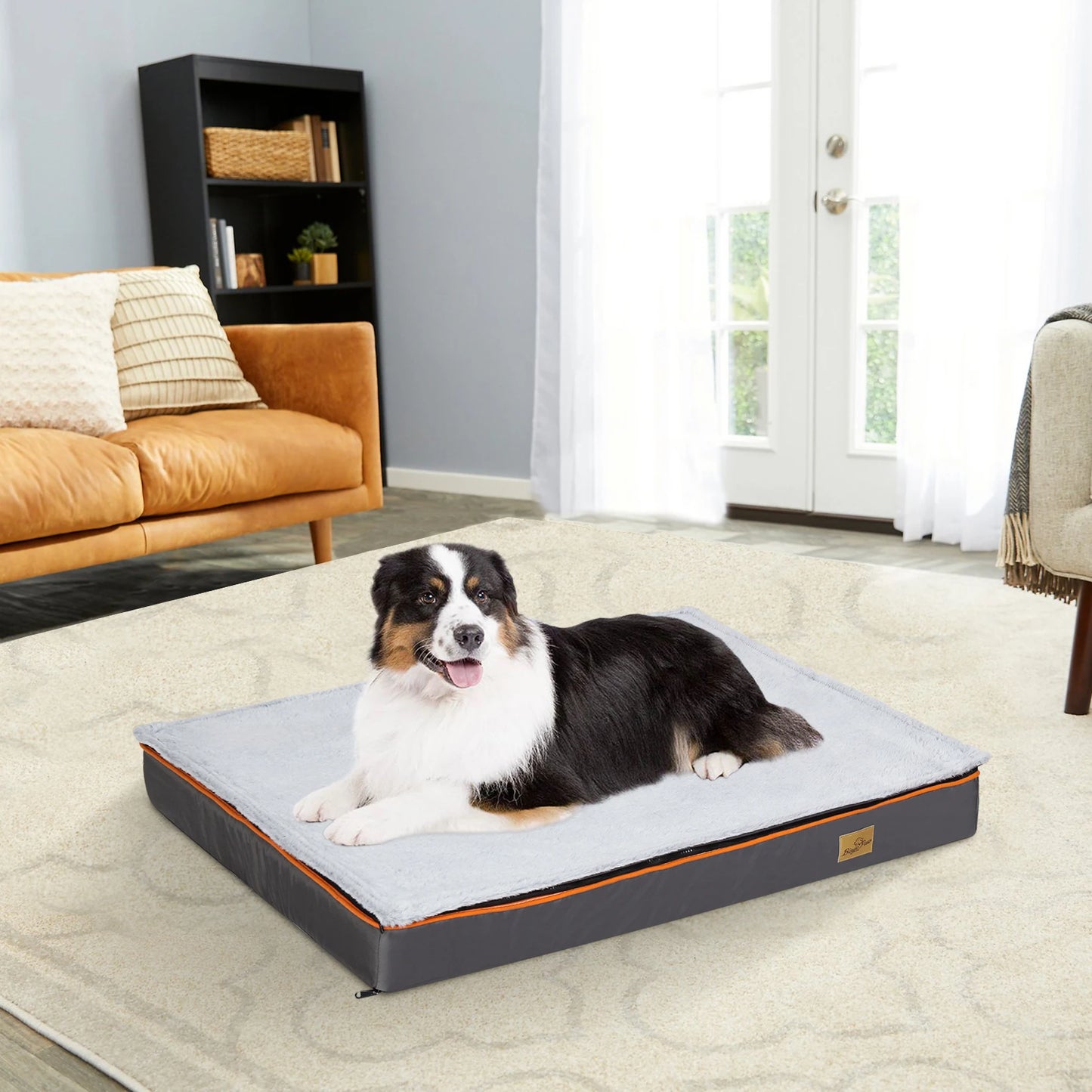 Large Orthopedic Dog Bed Washable Foam Cushion for Pets