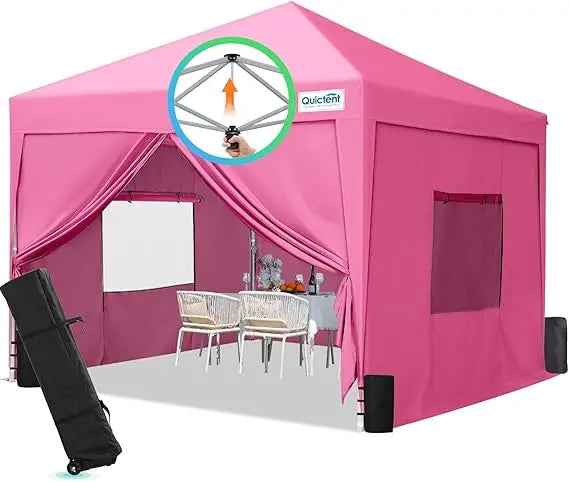 Privacy 10x10 Pop Up Canopy Tent with Sidewalls Easy Setup Outdoor