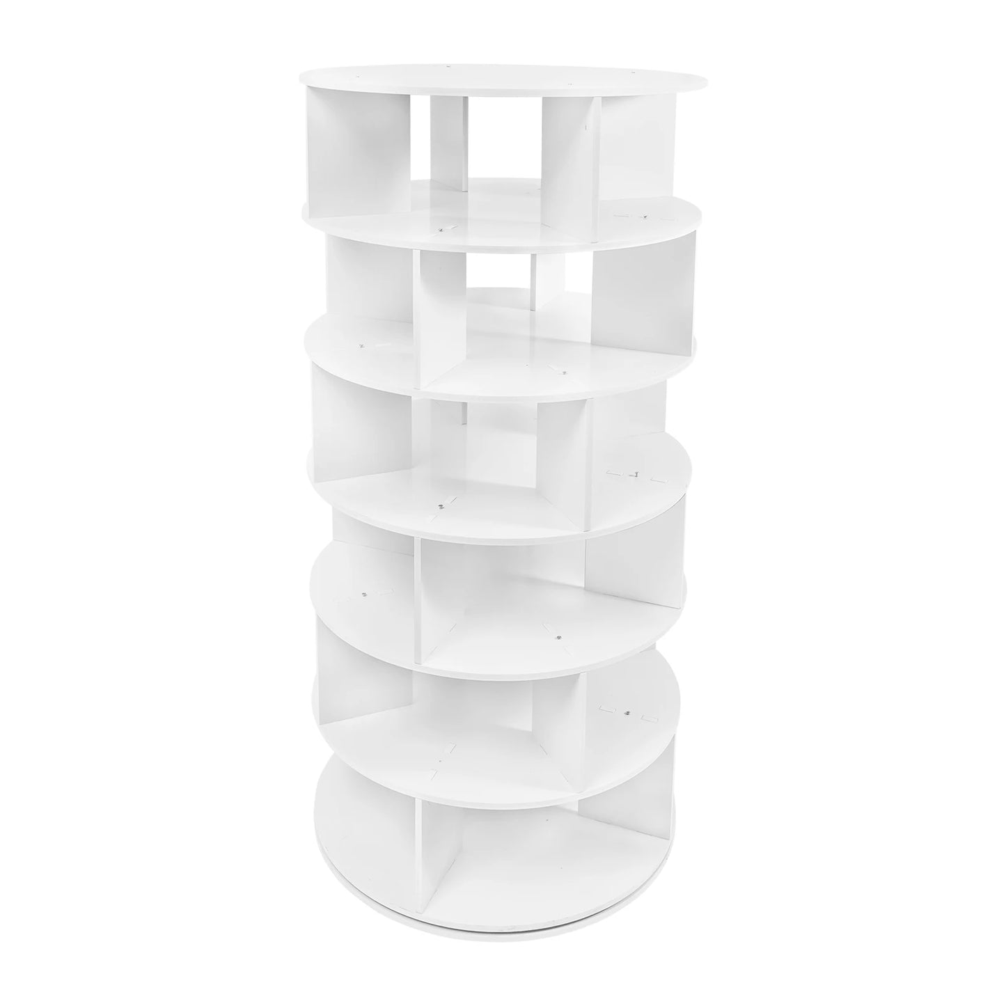 6 Tier Rotating Shoe Rack Free Standing Storage Holder Space Saving