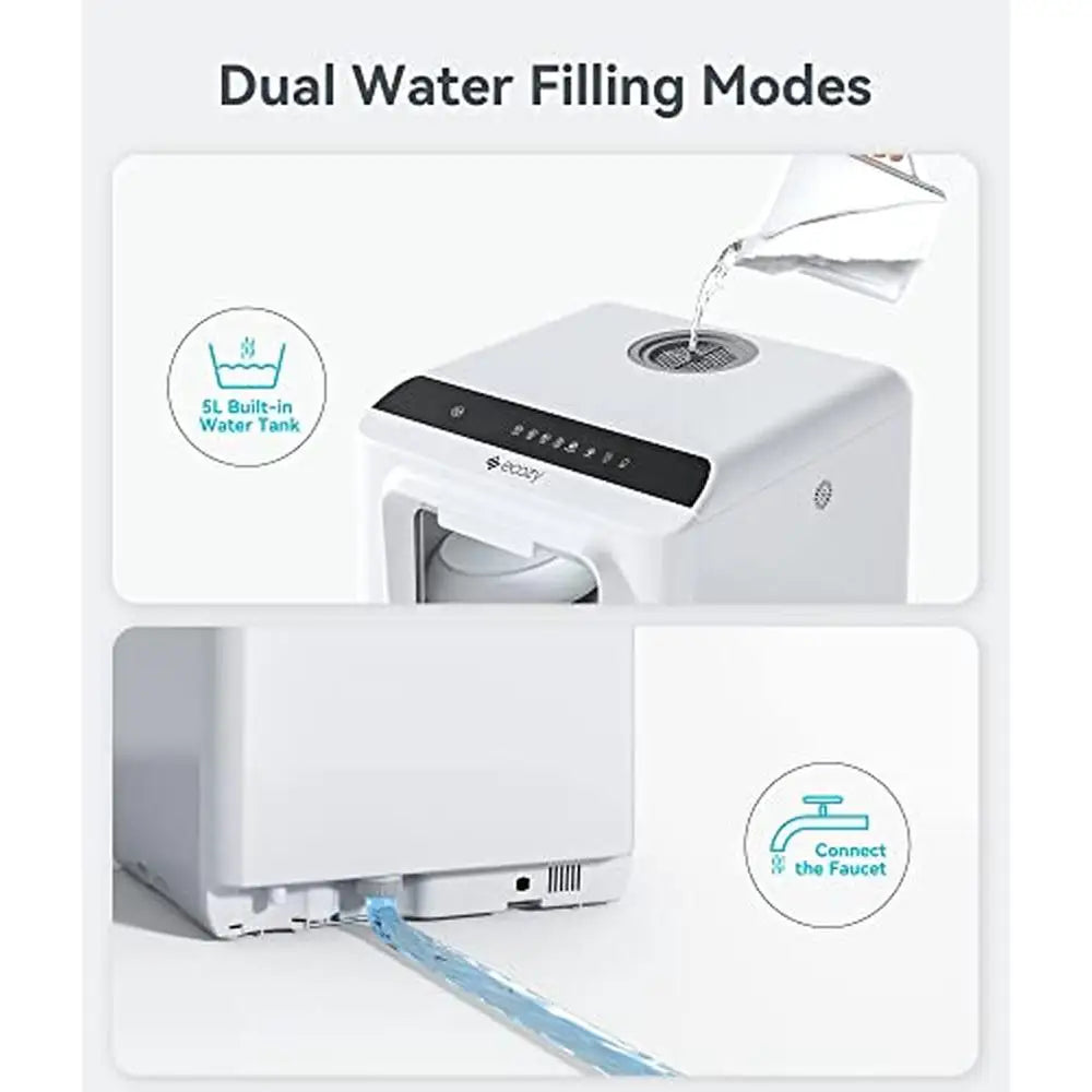 Portable Mini Dishwasher Compact 5L Water Tank 6 Programs No Hookup