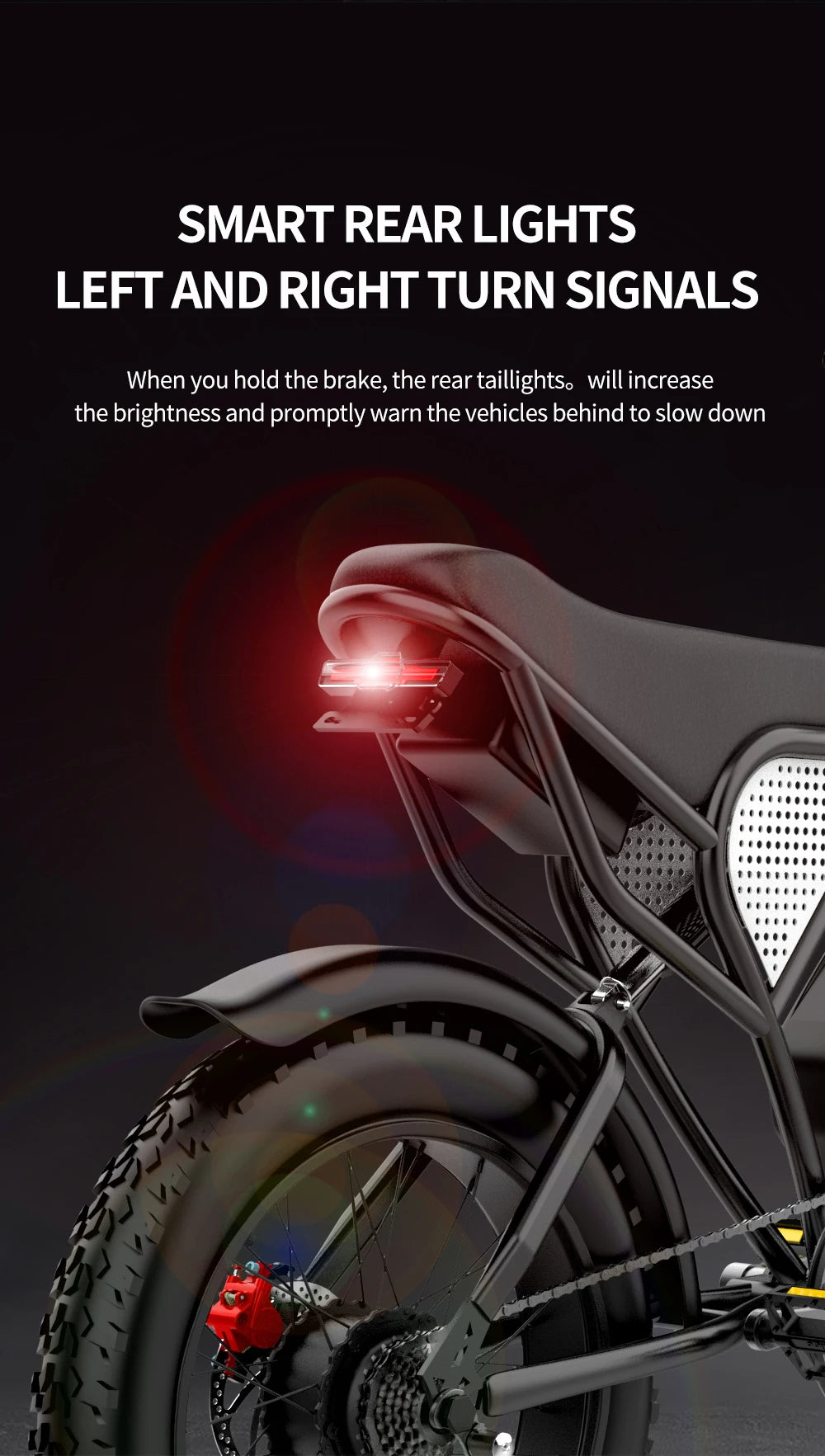 Electric Bike 1000W Motor 48V 15AH Battery All-terrain Fat Tire E-Bike