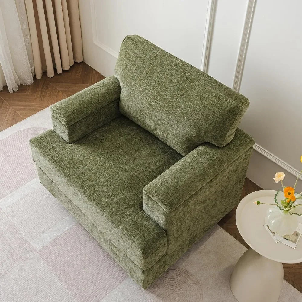 Cloud-Like Oversized Accent Chair Ultra-Plush Relaxation Comfort