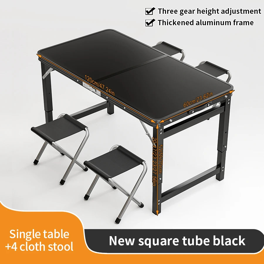 Portable Folding Outdoor Table Camping Picnic Gathering Furniture