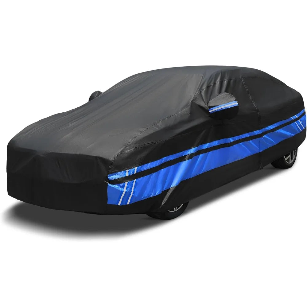 10-Layer Waterproof Car Cover All Weather Fit BMW Ford Mercedes