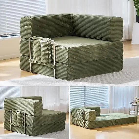 Ljustra Folding Sofa Bed Convertible Couch King Size Modular Lounge