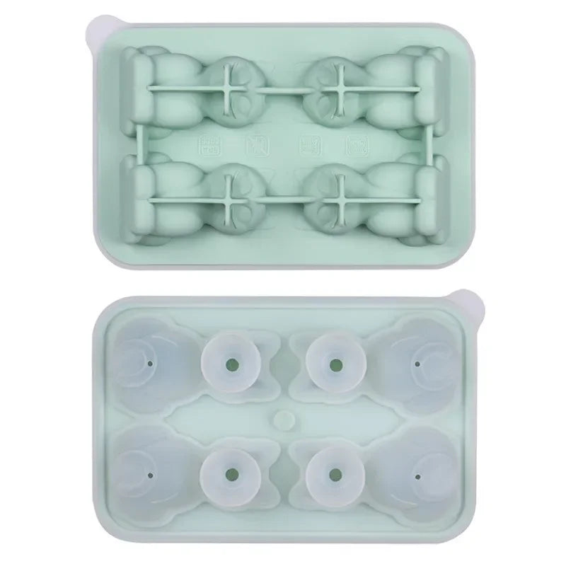 Silicone Cat Ice Cube Mold Fun Animal Ice Balls for Home Use
